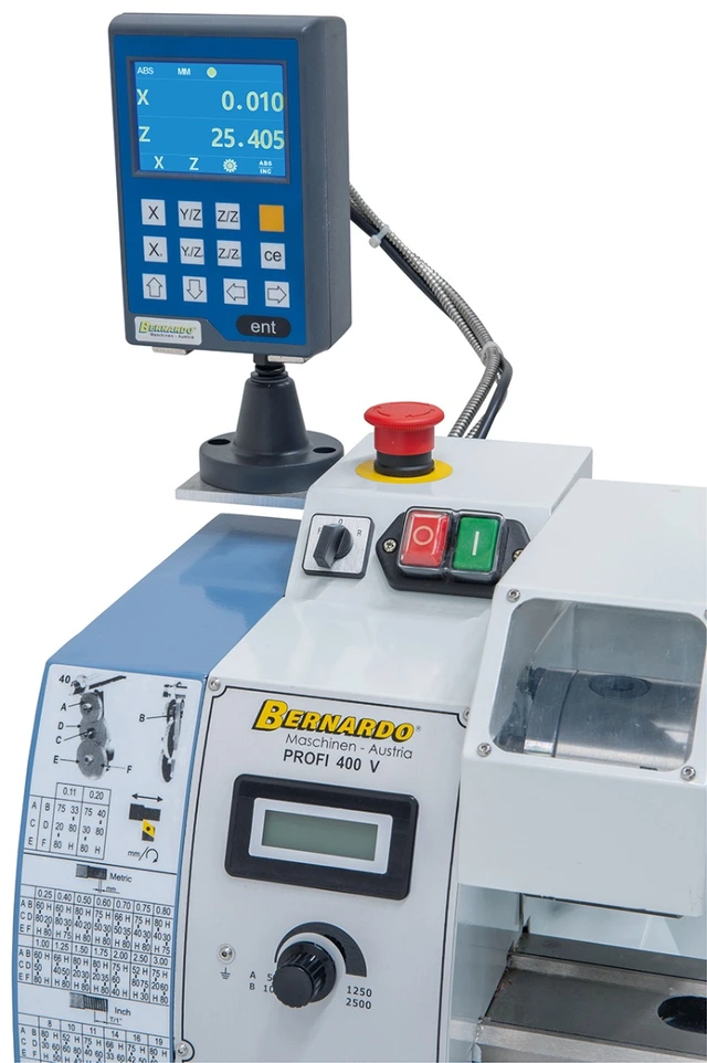 Profi 400 V Dreiebenk med 2-akse digital Bernardo 