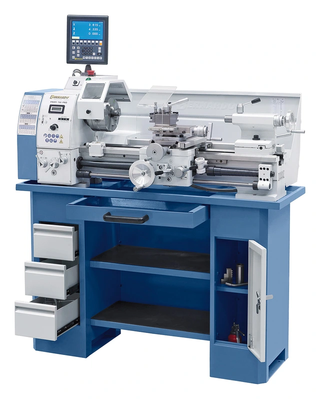 Profi 700 PRO Dreiebenk 230V med digital Bernardo 