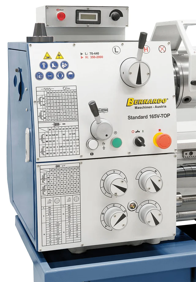 Standard 165 V-Top Dreiebenk med digital Bernardo 