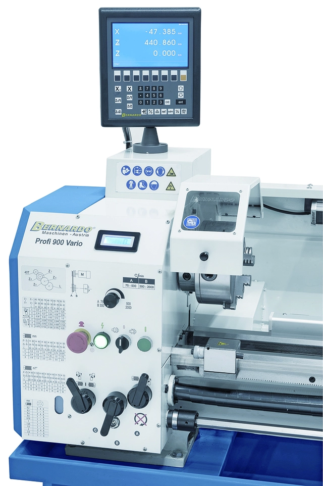 Profi 900 Vario 230V Dreiebenk m digital Bernardo 