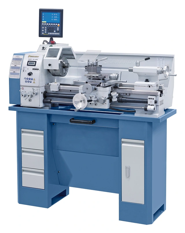 Profi 700 PRO Dreiebenk 230V med digital Bernardo 