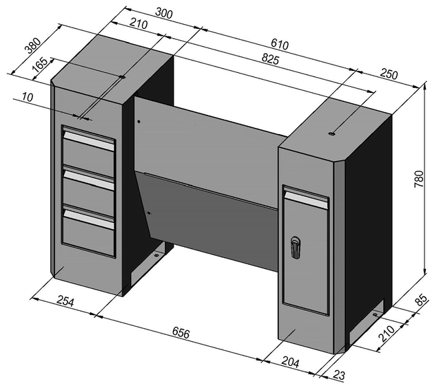 Stand for Proficenter 650 G Bernardo 