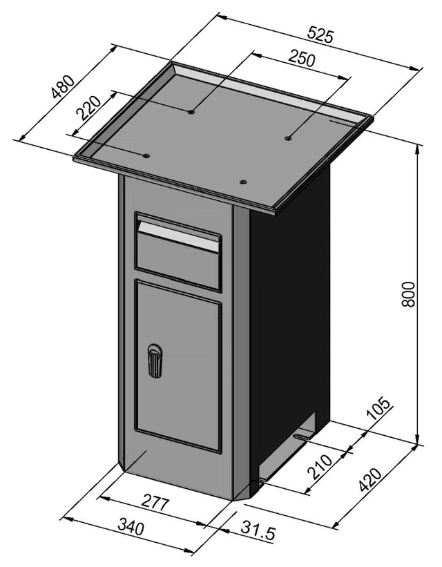 BF 2 Deluxe Stand / bord Bernardo 
