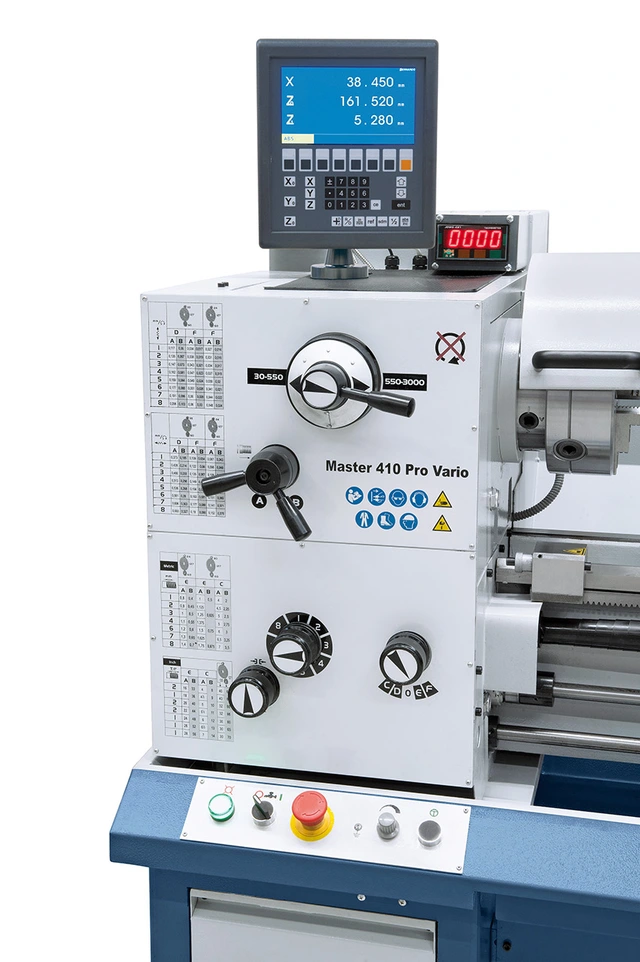 Master 410 Pro Vario digital Dreiebenk Bernardo 