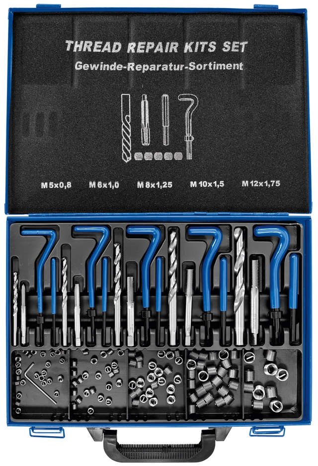 Gjengeinnsats reparasjonssett M5-M12 Bernardo 