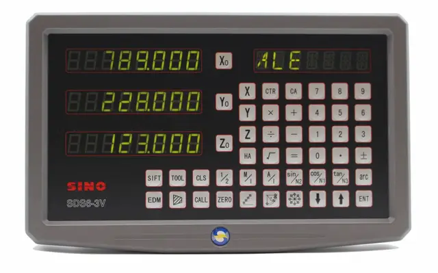 Digitalt Display 3-akse SINO SDS 6D-3V WEISS 