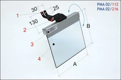 PMA 02/112 Sikkerhetsdeksel  Tecno Pi&#249; Til slipemaskin