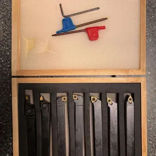 Stålholdersett 12x12mm 7 deler WEISS