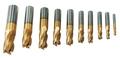 Pinnefreser 10 stk. 6-25 mm tinnbelagt Bernardo