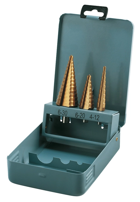 Trappeborsett 3 stk. 4 - 30mm HSS Bernardo