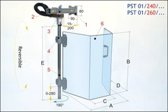 PST 01/240 Sikkerhetsdeksel Tecno Pi&#249; Til flerbruk