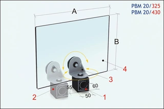 PBM 20/325 Sikkerhetsdeksel m/ magnetfot Tecno Pi&#249;