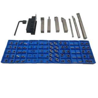 Sett med 8 dreieholdere inkl. skj&#230;r nr 1 10 skj&#230;r per holder, LTS Maskin