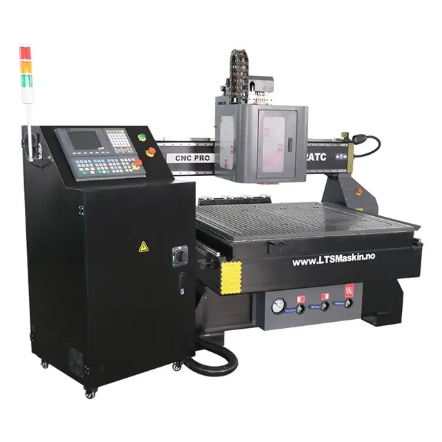 cp1212 ATC 3-akse CNC-router Med verktøyveksler, cncPro 