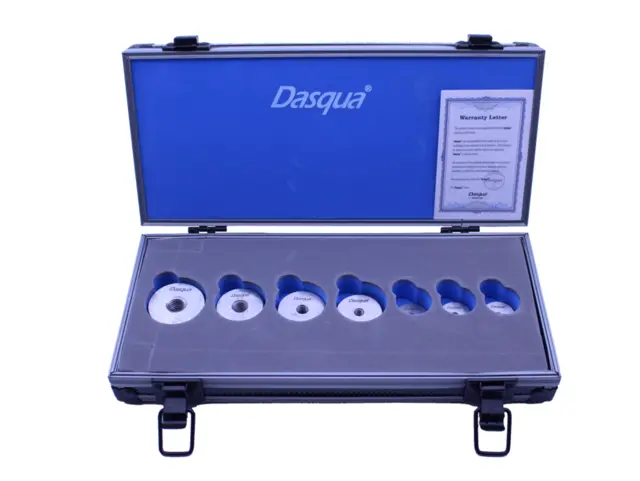 Gjengering sett "Gå" 7stk M3-M12 Metrisk, Dasqua 