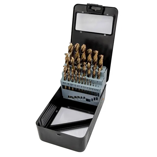 Borsett HSS-Co kobolt 1-13x0,5mm 25 stk Diesella, DIN338 