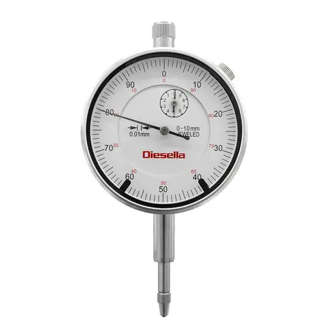 Måleur 0-10 x 0,01mm DIN 878 Diesella