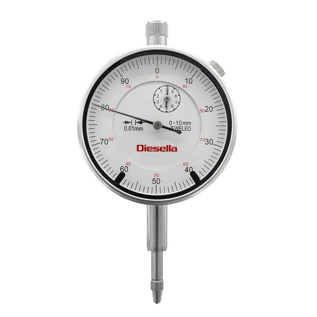 Måleur 0-10 x 0,01mm DIN 878 Diesella 