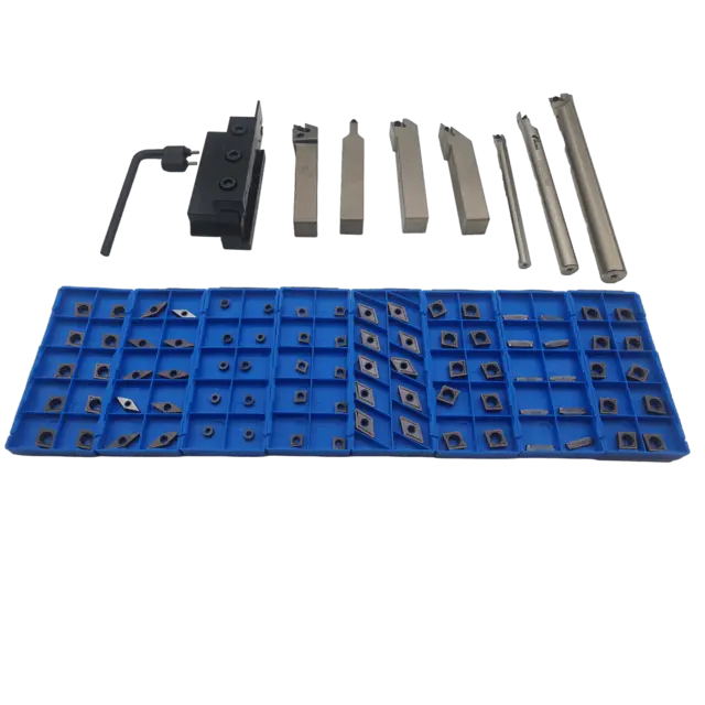 nr3 sett dreieholder og skjær LTS Maskin 8 dreieholdere med 10 skjær pr. holder 