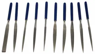 Rette diamantslipefiler &#216;4x160mm 10stk Tiger Diamond, LX-0003