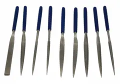 Rette diamantslipefiler &#216;4x160mm 9 stk Tiger Diamond, LX-0003