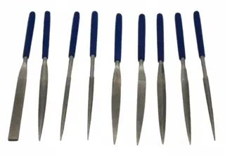 Rette diamantslipefiler &#216;4x160mm 9 stk Tiger Diamond, LX-0003