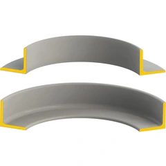 Valsesett stål 1/2" G (Ø 21,3 mm) Bernardo