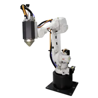 Robot integrasjon metall 3D printer Meltio