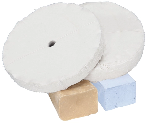 Poleringssett Ø200x20 mm, Ø16 mm Til tre, Bernardo