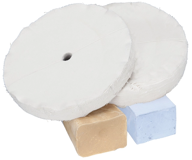 Poleringssett Ø200x20 mm, Ø16 mm Til tre, Bernardo 